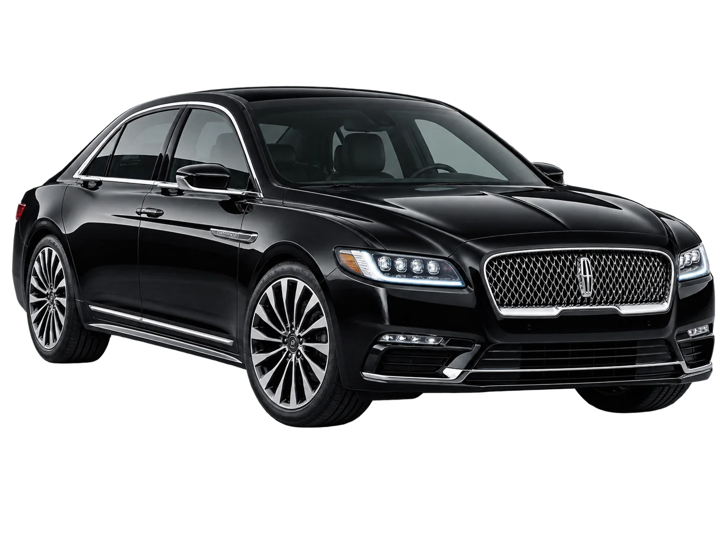 Black executive sedan